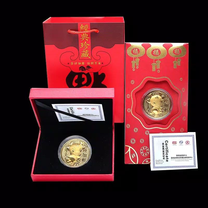

Amplop Angpao Motif Shio Sapi Warna Merah Emas untuk Tahun Baru Cina