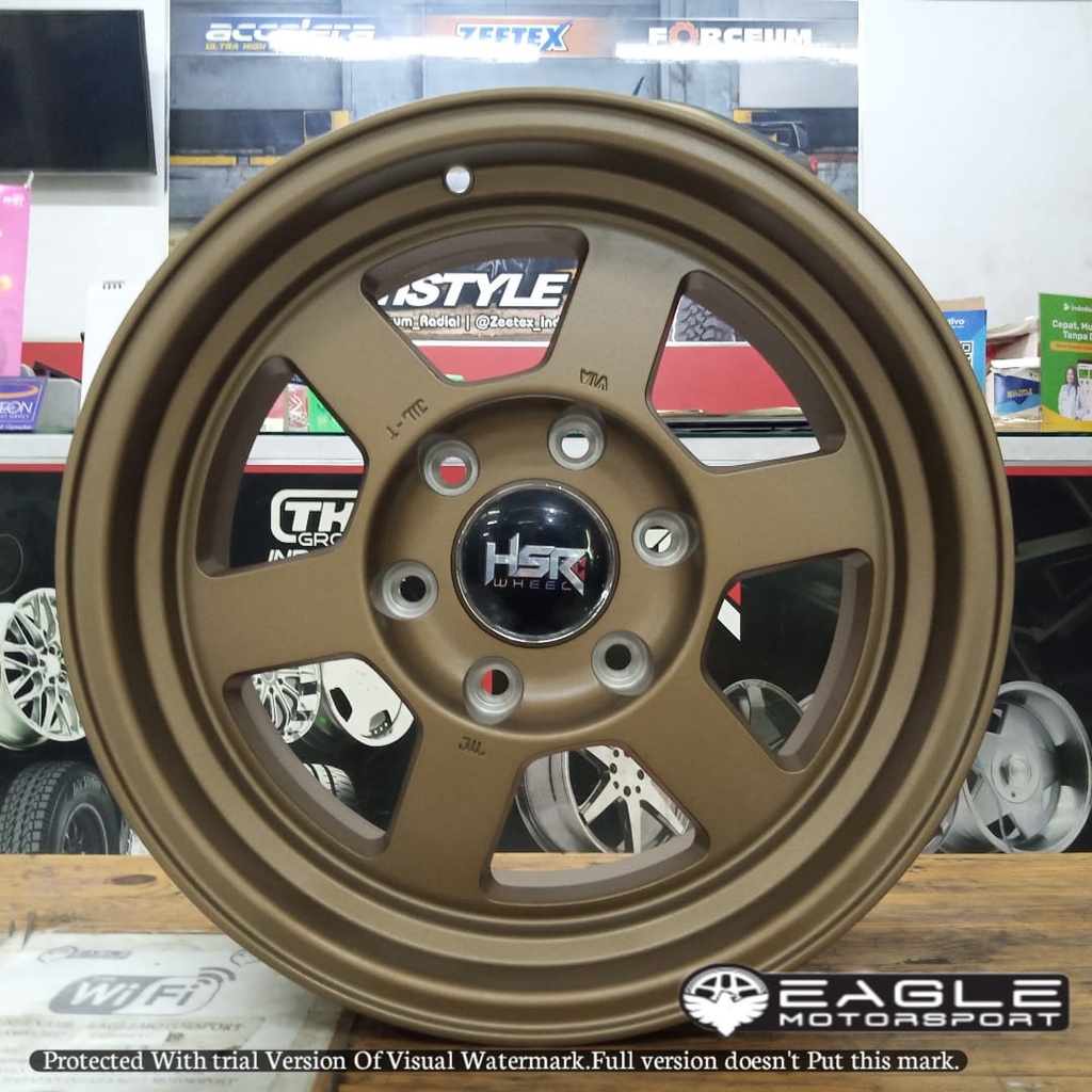 Velg Mobil Semi Offroaf Pelek R16 HSR TOKYO Lebar 8 ET 0