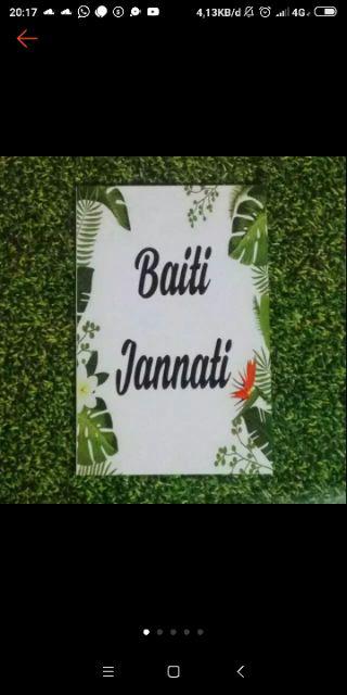 Hiasan Dinding Poster Kayu Al-172