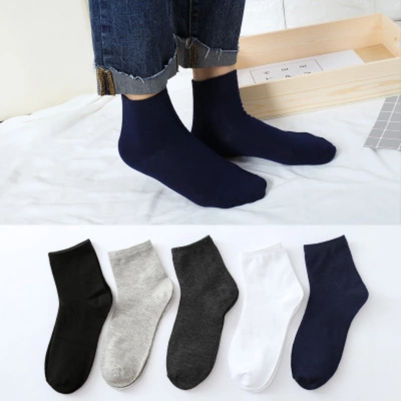 TOKO KL| KAOS KAKI PENDEK POLOS PRIA WANITA DEWASA KAOS KAKI KERJA KANTORAN MURAH