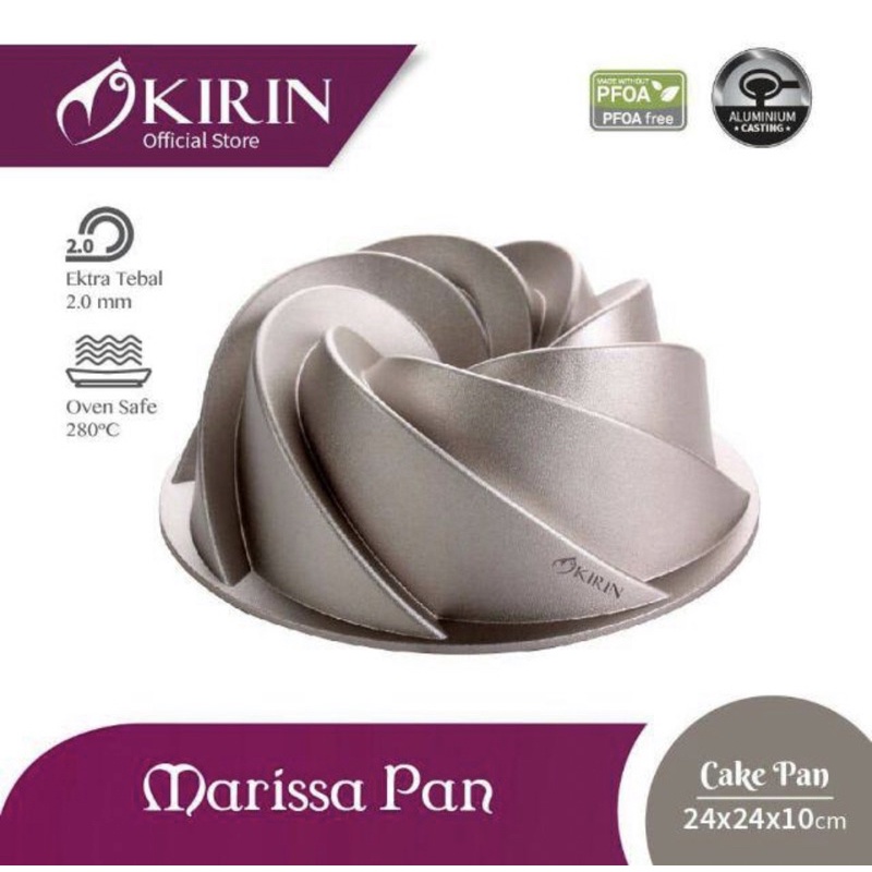 [ KIRIN ] Loyang Kue / Cake Pan Die Cast KIRIN - kue, bolu, dan puding - Premium Quality