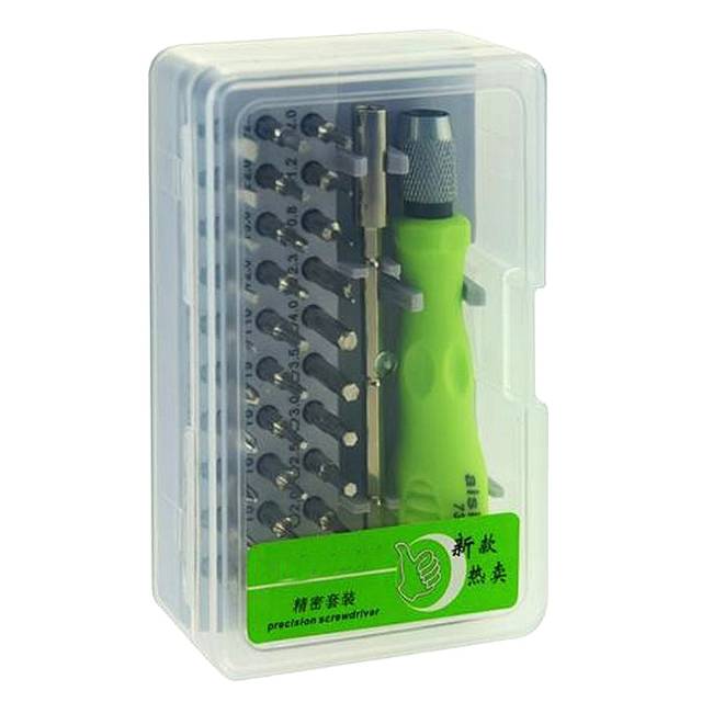 Obeng HP 30 in 1 Magnetic Repair Tool Kit Set for Smartphone - Green