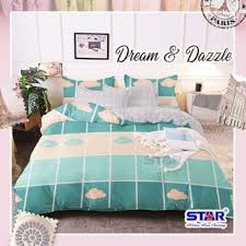 SPREI 160 x 200 / STAR DIAMANTE, DREAM & DAZZLE / SEPREI MOTIF DEWASA / KATUN LOKAL