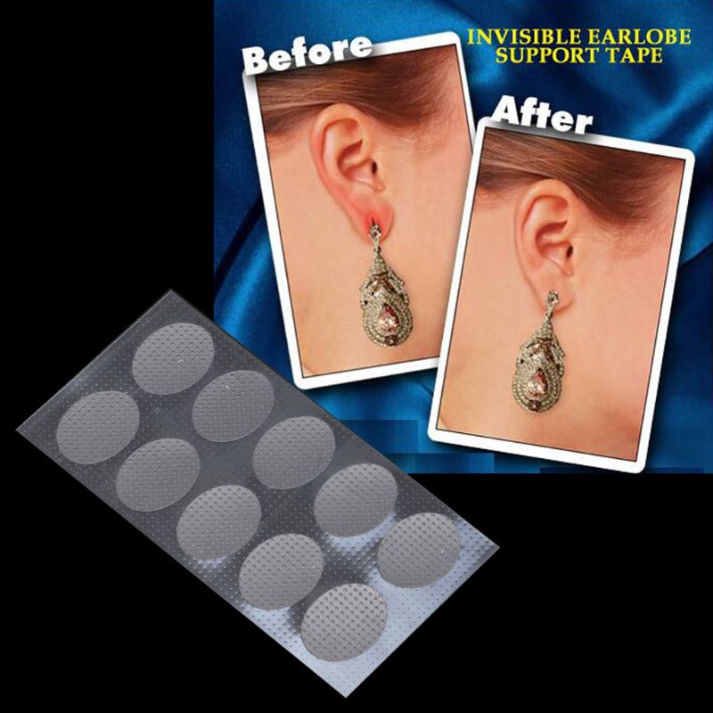 SIY  300Pcs Invisible Earrings Stabilizers Ear Holes Protective Waterproof Patches Earrings Support Patches for Earrings