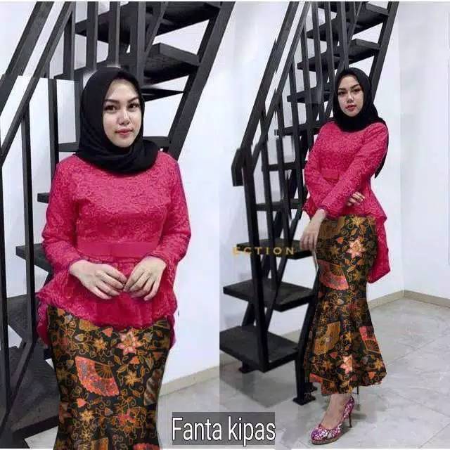 Baju kebaya aurora brokat