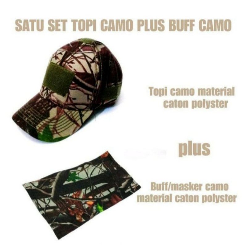 setelan camo perbakin satu set/kaos camo perbakin