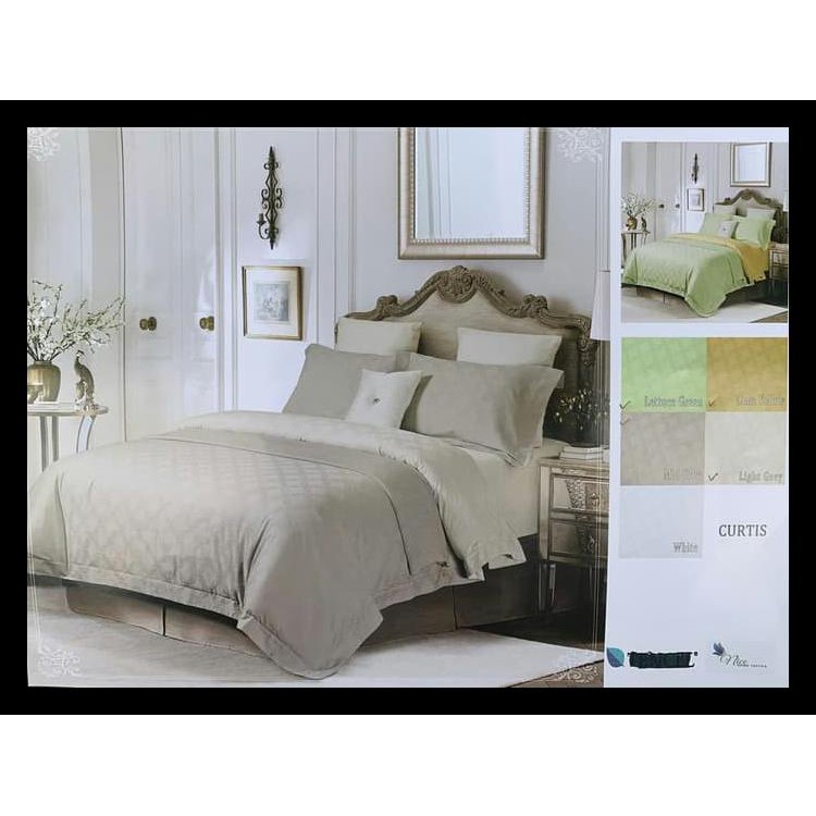 Bed Cover Set Serat Bambu 180X200 King Koil Super Premium Bisa Custom Kode 279