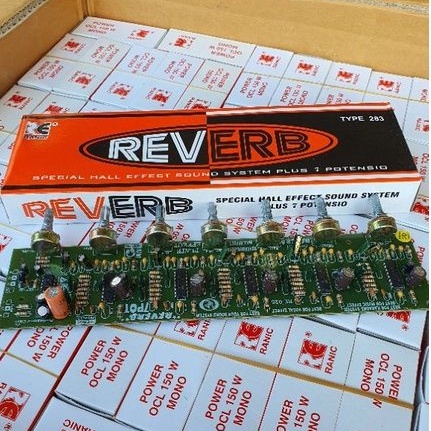 REVERB SPECIAL HALL EFFECT SOUND SYSTEM 7POTENSIO RANIC 283