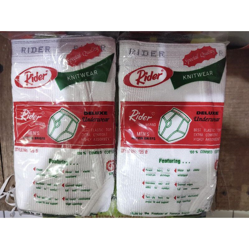 CELANA DALAM RIDER PRIA / CD RIDER CLASIC KODE 125 B / CD PRIA / CELANA DALAM MURAH RIDER