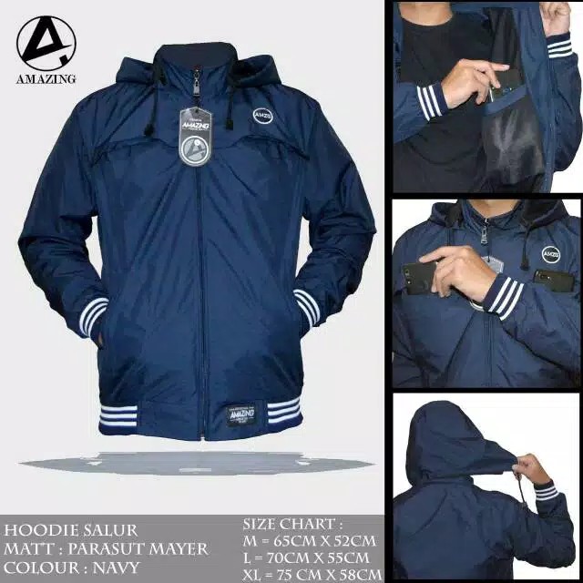 Jaket Parasut Pria Dan Wanita / Jaket Motor / Jaket Gunung