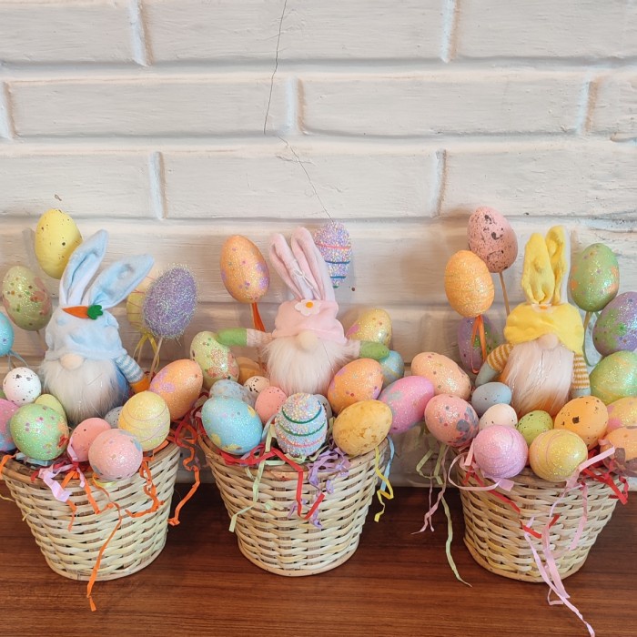 

Paket dekorasi box hampers easter bunny eggs kelinci telur paskah 12