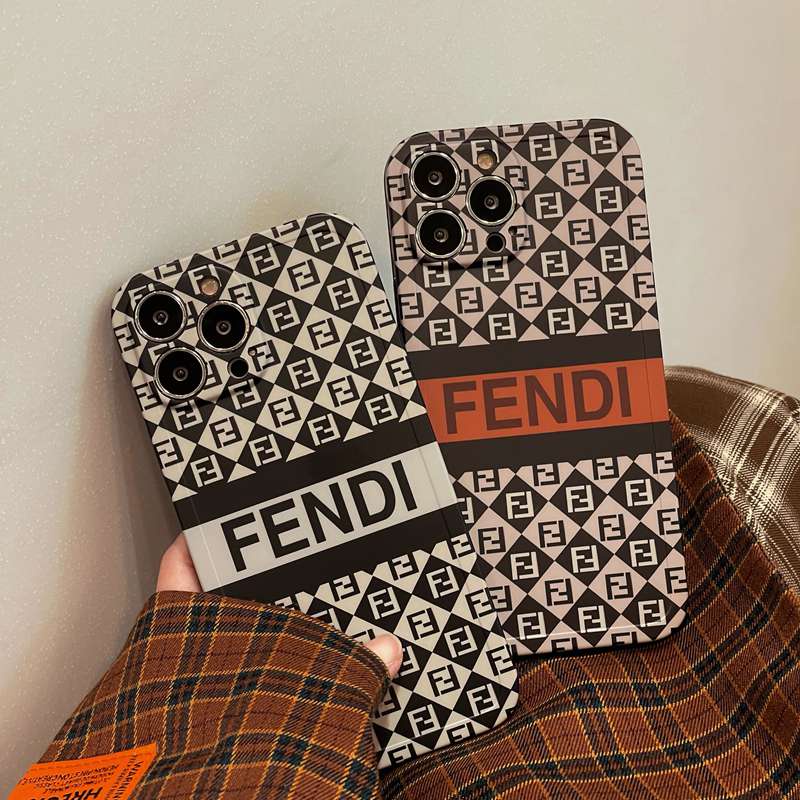 Casing Silikon Motif Logo FENDI Untuk IPhone 7 8 Plus XR XS Max SE 11 Pro Max 12 13 Pro Max