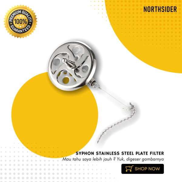 

SYPHON PAPER FILTER ADAPTOR STAINLESS STEEL SCREW PLATE for HARIO