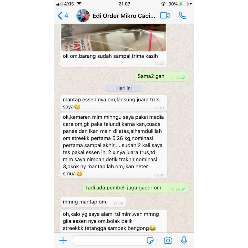 Esen Mikro Cacing Kadal Jaya galatama lele dan bawal