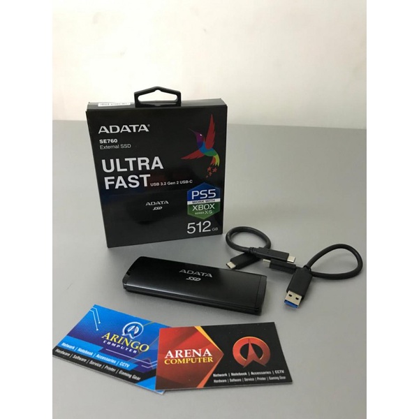 SSD Adata external SE760 512GB BLACK