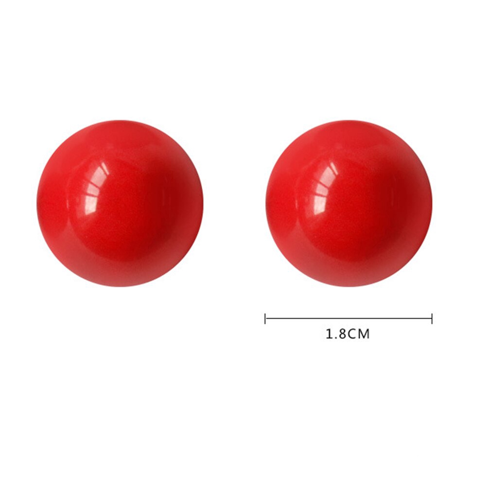 Anting Klip Tanpa Tindik Bentuk Bulat Bahan Resin Untuk Wanita