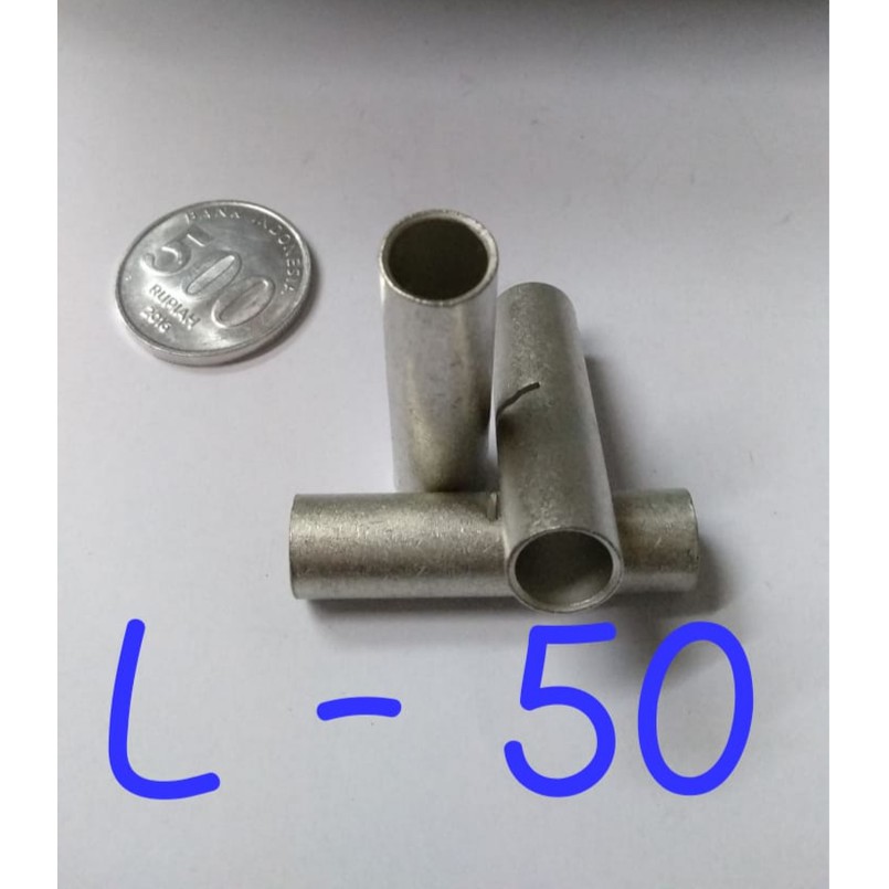 Verbending Connector L-50 / Konektor Shock Sok Sambungan Kabel 50mm / Verbending 50mm Sock 50mm