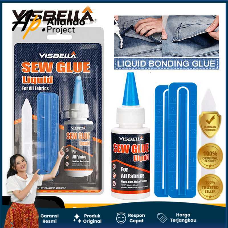 

Cairan Liquid Lem Perekat Khusus Kain Kulit Sew Glue 60ml Modern Original Unik Murah Terjangkau Garansi