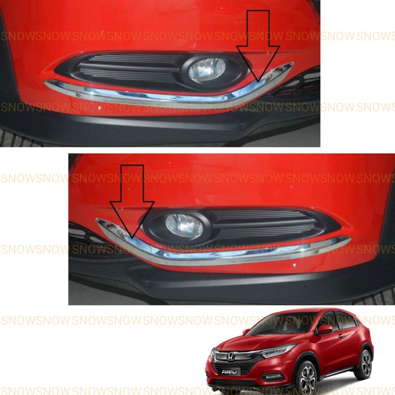 List Alis Fog Lamp Honda Hrv Foglamp Chrome