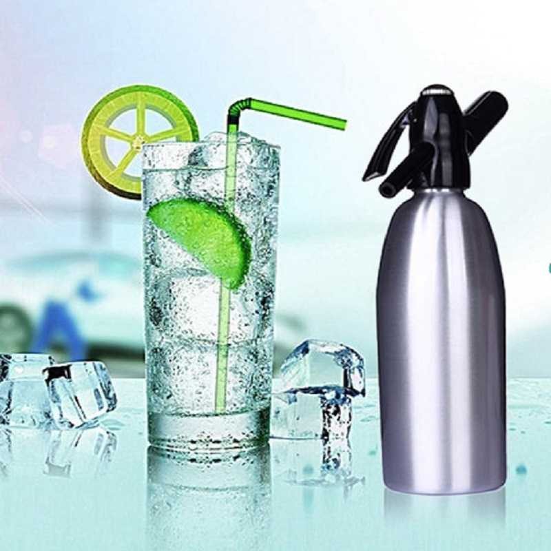 Best Seller ! AFFORANY DIY Botol Pembuat Soda Siphon Maker Bartender CO2 1L