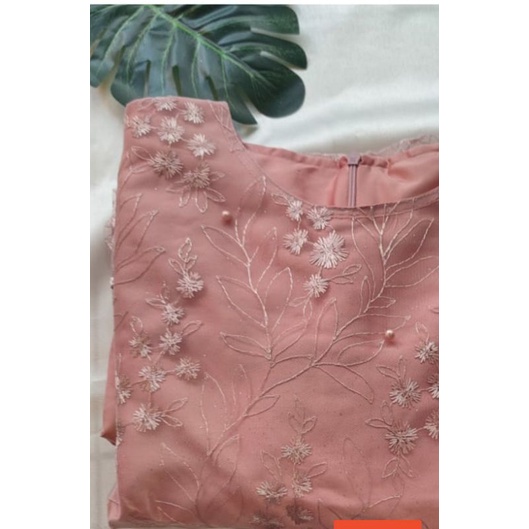 KEBAYA COUPLE SEMI PRANCIS Katun BAHAN KEBAYA SEMI FRANCE CORNELI COUPLE DANILLA BATIK COUPLE kiana-ROSE