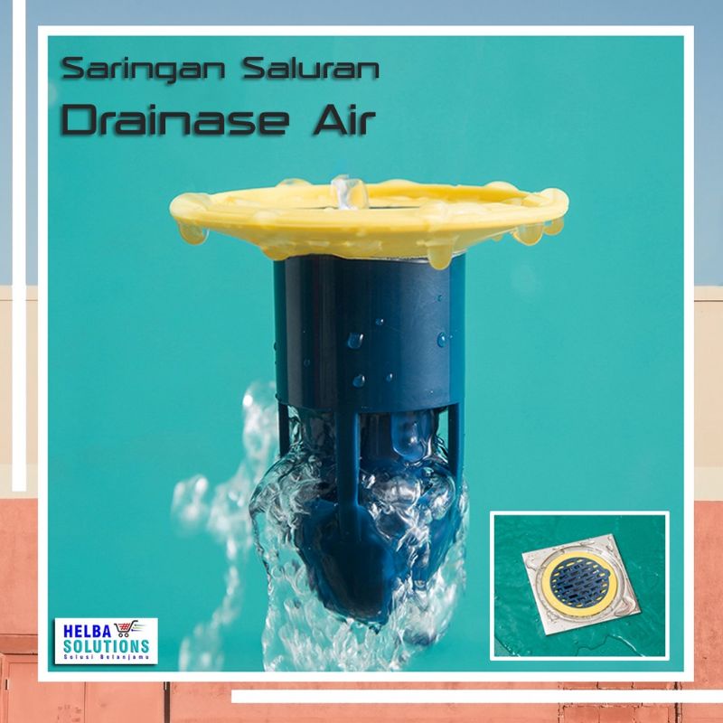 SARINGAN LUBANG DRAINASE KAMAR MANDI / FLOOR WATER DRAIN TRAP ANTI BAU ANTI KECOA