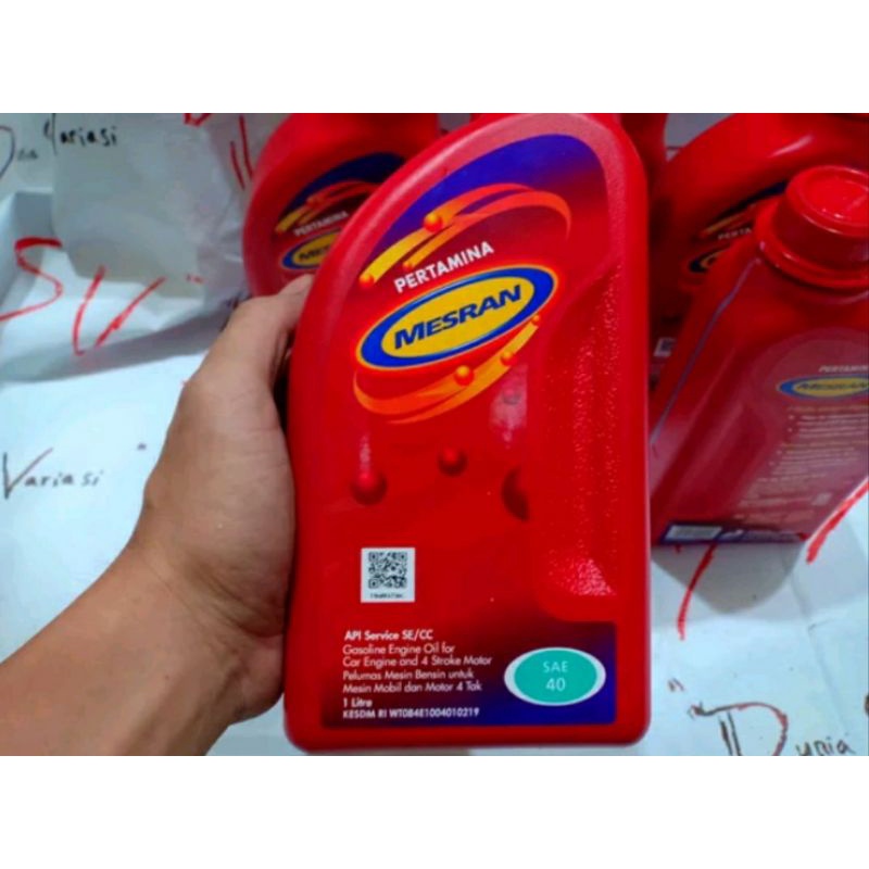 oli Mesran SAE 40 oli mesran Pertamina oli mobi motor 1 liter