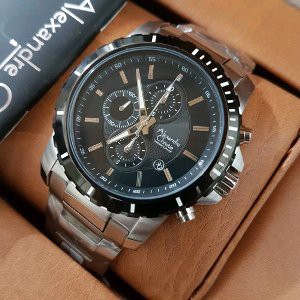 Jual Jam Tangan Alexandre Christie AC  6410 Pria Full Black Original Berkualitas
