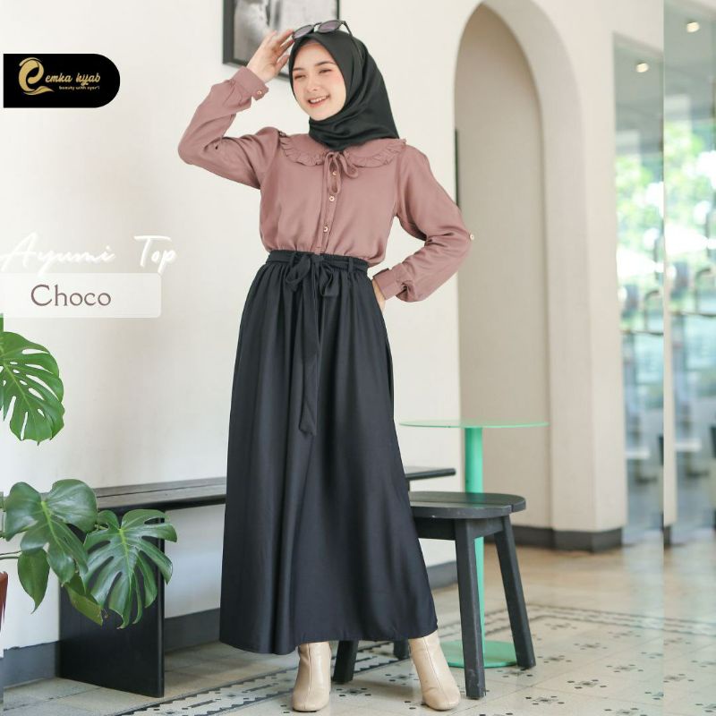 Ayumi top by emka hijab