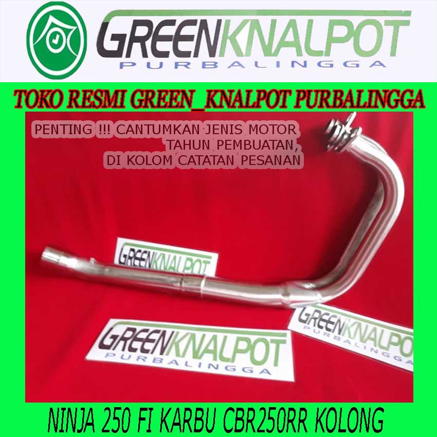 Header Leher Knalpot Ninja 250-FI-Karbu-cbr250rr underbelly kolong