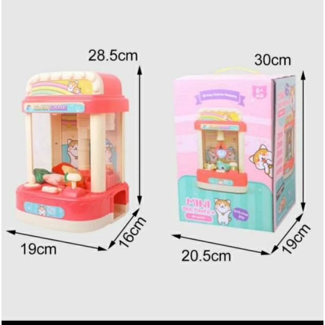 Tma / Mainan Anak Claw Machine / Mesin Tangkap Boneka / Mesin Capit Boneka Seperti Time Zone