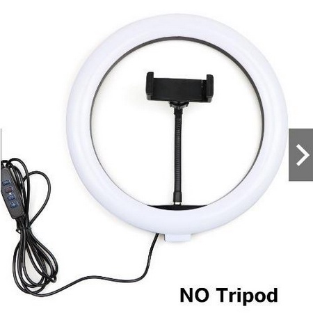 Ring Light 26 Cm Selfie Livestream and Tiktok With 3 colour LED Non Tripod - Acc Plus