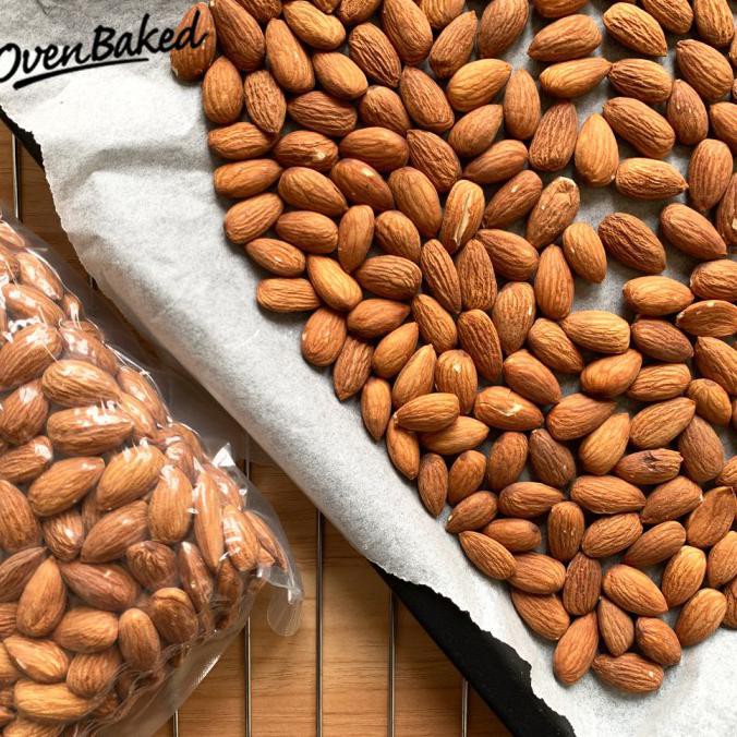 

Promo Awal tahun Kacang Almond Panggang 500gr (Roasted Almond) Diskon