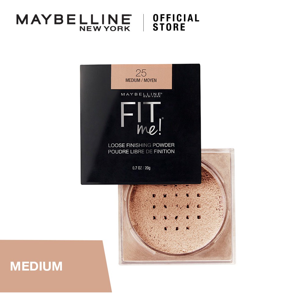 Maybelline Fit Me Loose Finishing Powder Foundation Makeup (Medium Coverage Matte Foundation)