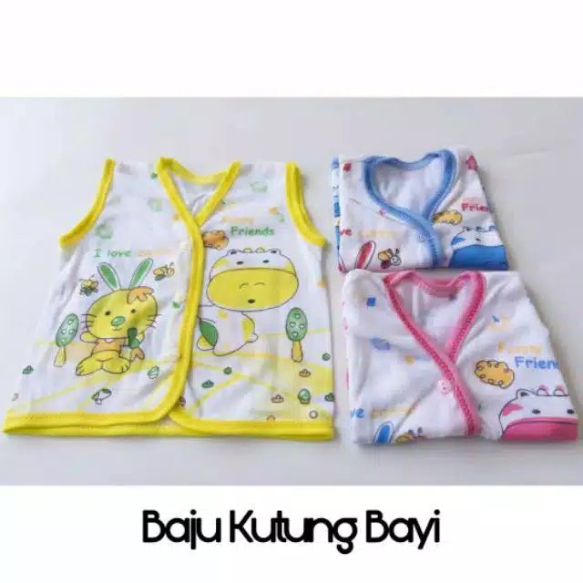 harga satuan baju bayi lengan buntung / baju kutung