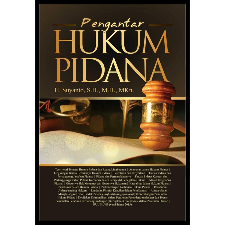 

DISKON TERBATAS !!! BUKU PENGANTAR HUKUM PIDANA TERLARIS