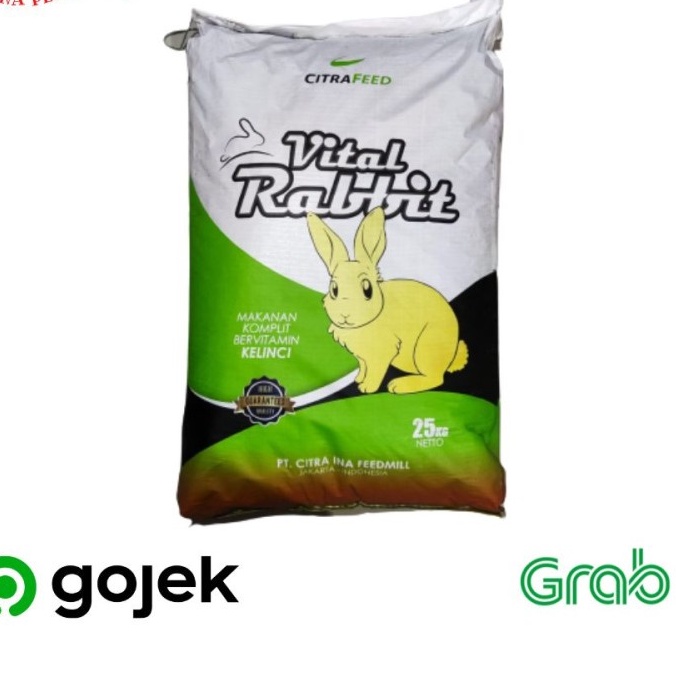 GOJEK citra feed citrafeed vital rabbit 25kg pakan pelet kelinci 25 kg