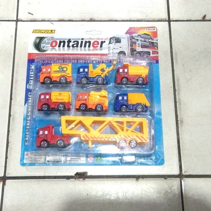 RSPS SHIMURA DIECAST TRUCK CONTAINER MAINAN TRUK CONTAINER DIECAST SHIMURA