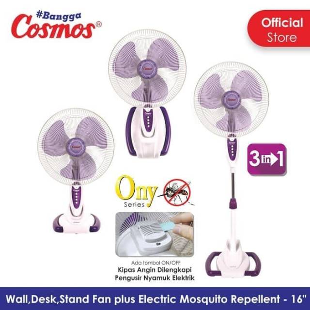 Stand Fan COSMOS WADESTA S033 ONY/ SO33 ONY  ANTI NYAMUK