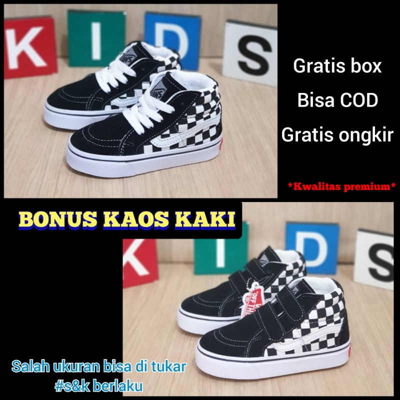 SEPATU VANS SK8 CATUR ANAK TERLARIS