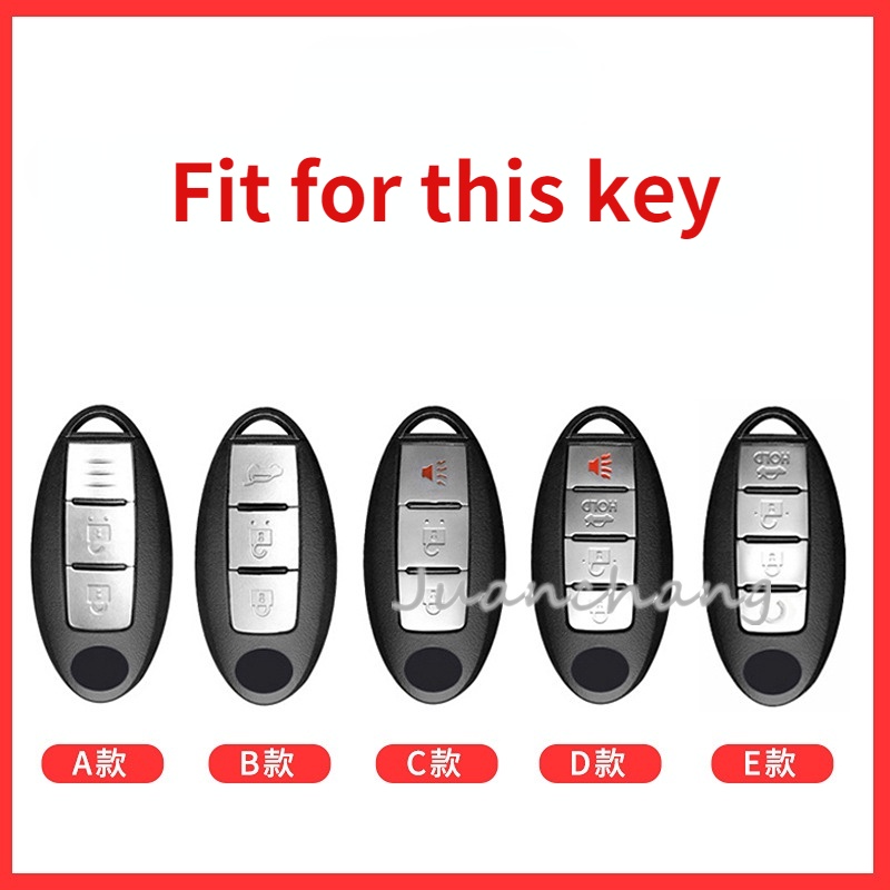 Casing Kunci Mobil 3 Tombol Bahan TPU Untuk Nissan Qashqai Juke J10 J11 Rogue X-Trail T32 T31