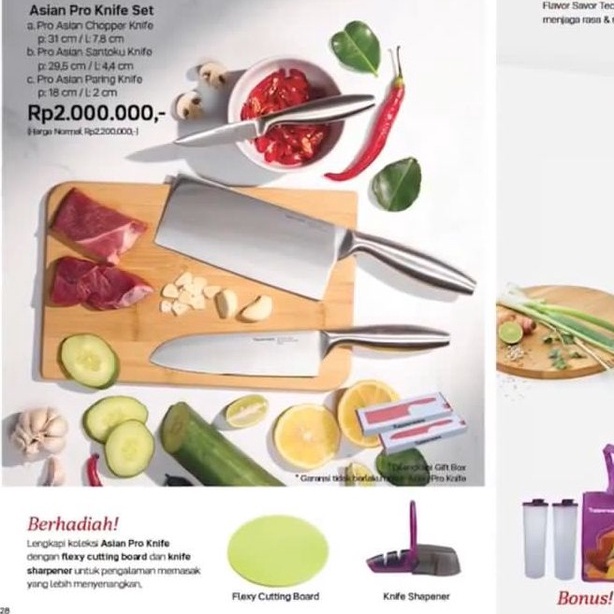 Tupperware Asian Pro Knife FREE