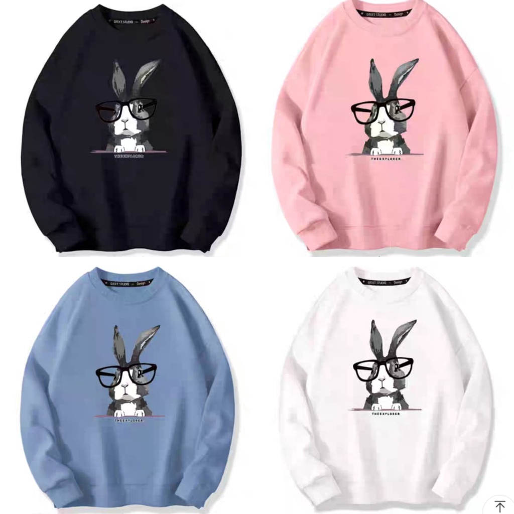 THE EXPLORER RABBIT CREWNECK