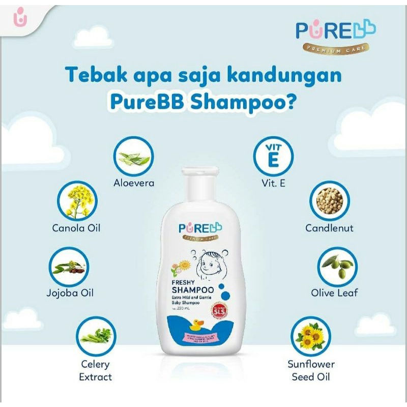 PUREBB SHAMPOO Baby Shampo Bayi dan Anak Pure BB