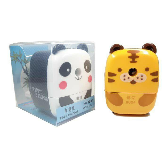 SERUTAN PENSIL MEJA RAUTAN PENSIL PENCIL SHARPENER MODEL TIGER HARIMAU