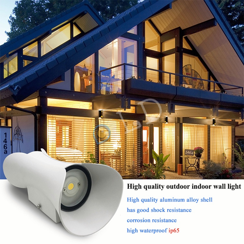 [COD] Lampu Dinding Tahan Air Aluminium Hias Outdoor Kamar Tidur Ruang Tamu LED Wall Light Waterproof Garden Wall Lamp Indoor Corridor Bedroom Living Room Home Lighting