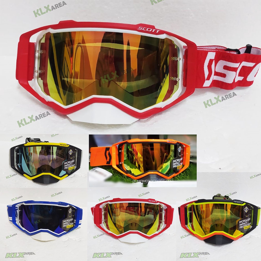 Goggle Google Scott Scot Red Trail Motocross model 100 percent fox