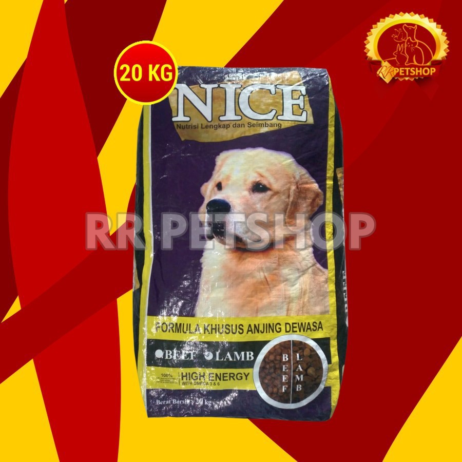 Makanan Anjing Nice Dog Lamb 20kg NiceDog 20 kg / Dog Food