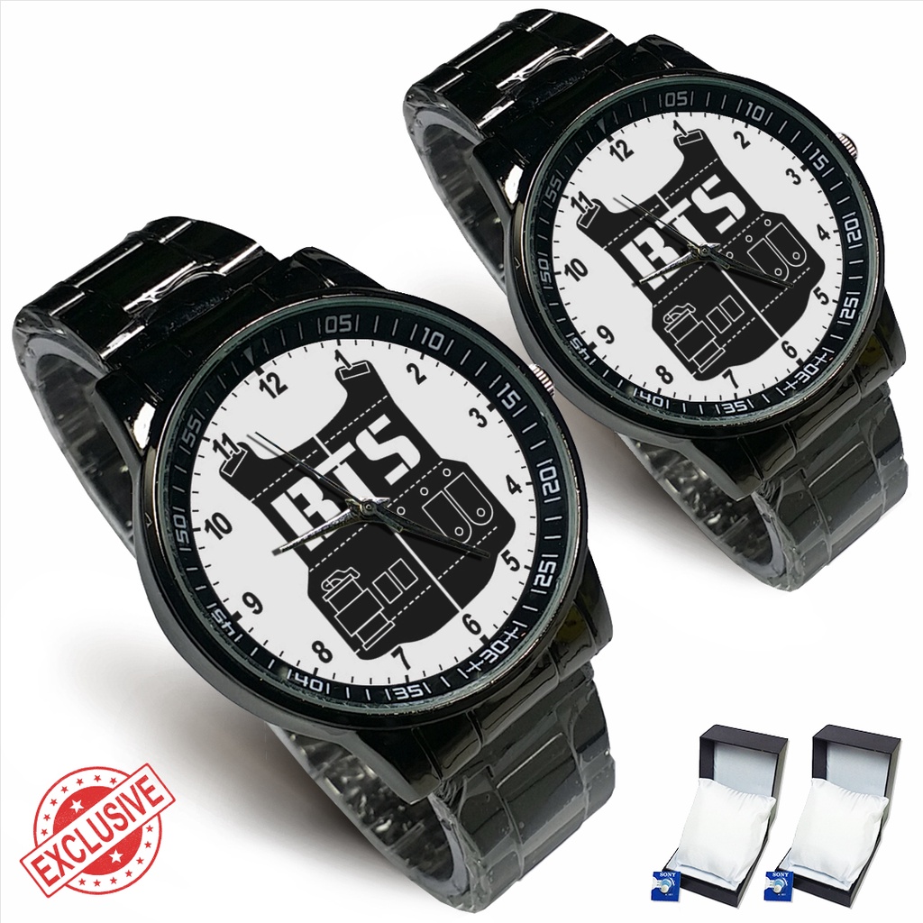 Jam Tangan Rantai Couple (BANGTAN BOYS) BTS 3 (Keren)