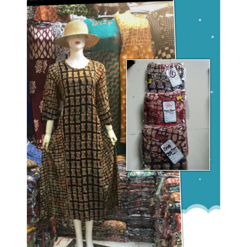 Longdress Batik Cap Pekalongan